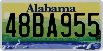 AL license plate 48BA955