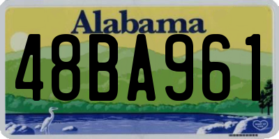 AL license plate 48BA961