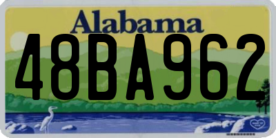 AL license plate 48BA962