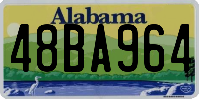 AL license plate 48BA964