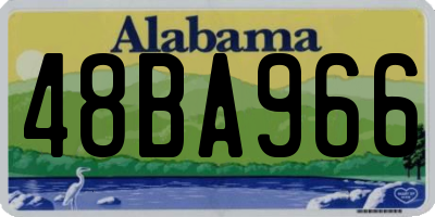 AL license plate 48BA966
