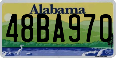 AL license plate 48BA970