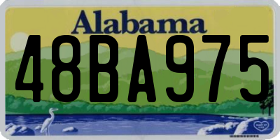 AL license plate 48BA975