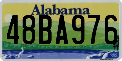 AL license plate 48BA976