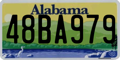 AL license plate 48BA979