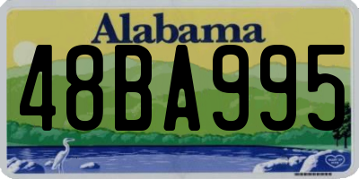 AL license plate 48BA995
