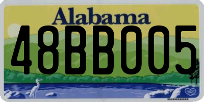 AL license plate 48BB005