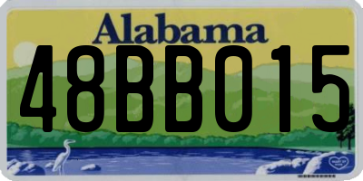 AL license plate 48BB015