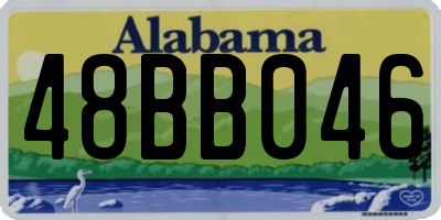 AL license plate 48BB046