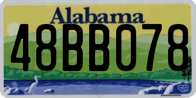AL license plate 48BB078