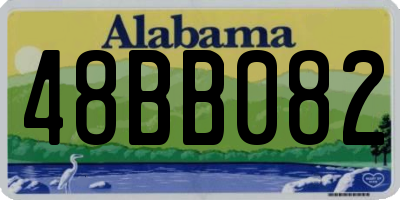 AL license plate 48BB082