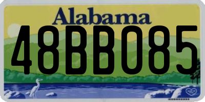 AL license plate 48BB085