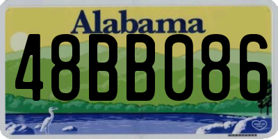 AL license plate 48BB086