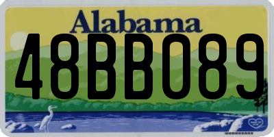 AL license plate 48BB089