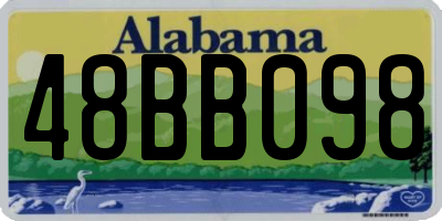 AL license plate 48BB098