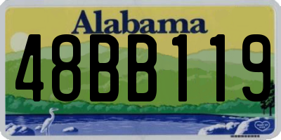 AL license plate 48BB119