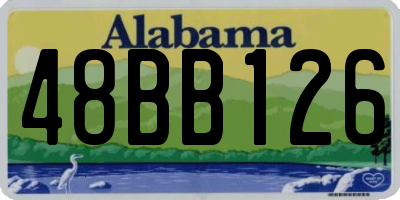 AL license plate 48BB126