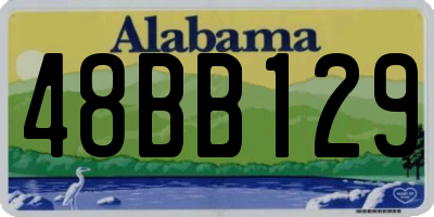 AL license plate 48BB129