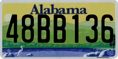 AL license plate 48BB136