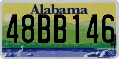 AL license plate 48BB146