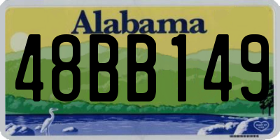 AL license plate 48BB149