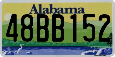 AL license plate 48BB152
