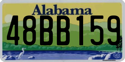 AL license plate 48BB159