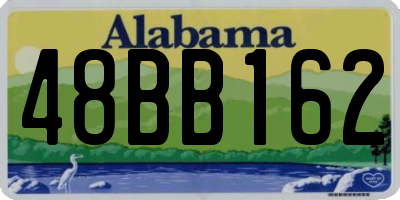 AL license plate 48BB162