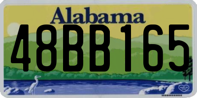 AL license plate 48BB165