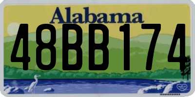 AL license plate 48BB174