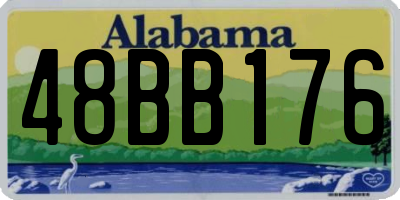 AL license plate 48BB176