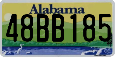 AL license plate 48BB185