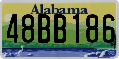 AL license plate 48BB186