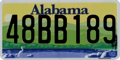 AL license plate 48BB189
