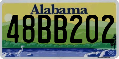 AL license plate 48BB202