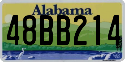 AL license plate 48BB214