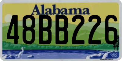 AL license plate 48BB226