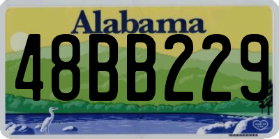 AL license plate 48BB229