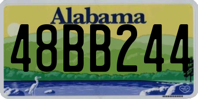 AL license plate 48BB244