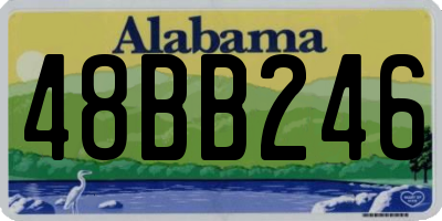 AL license plate 48BB246