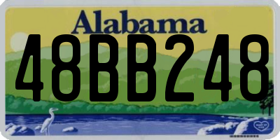 AL license plate 48BB248