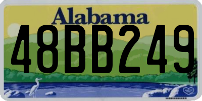 AL license plate 48BB249