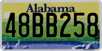 AL license plate 48BB258
