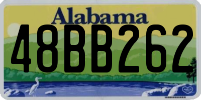 AL license plate 48BB262