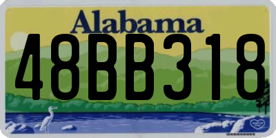 AL license plate 48BB318