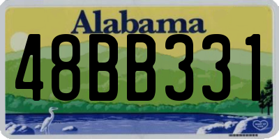AL license plate 48BB331