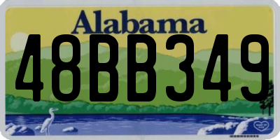 AL license plate 48BB349
