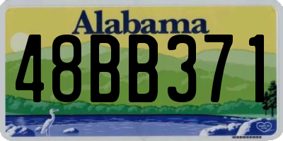 AL license plate 48BB371
