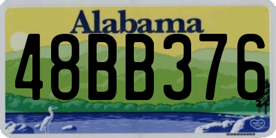 AL license plate 48BB376