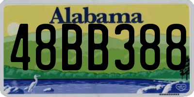 AL license plate 48BB388